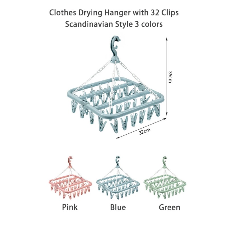 Clothes Drying Hanger with 32  - Baby Clothing Hanging Rack review and price