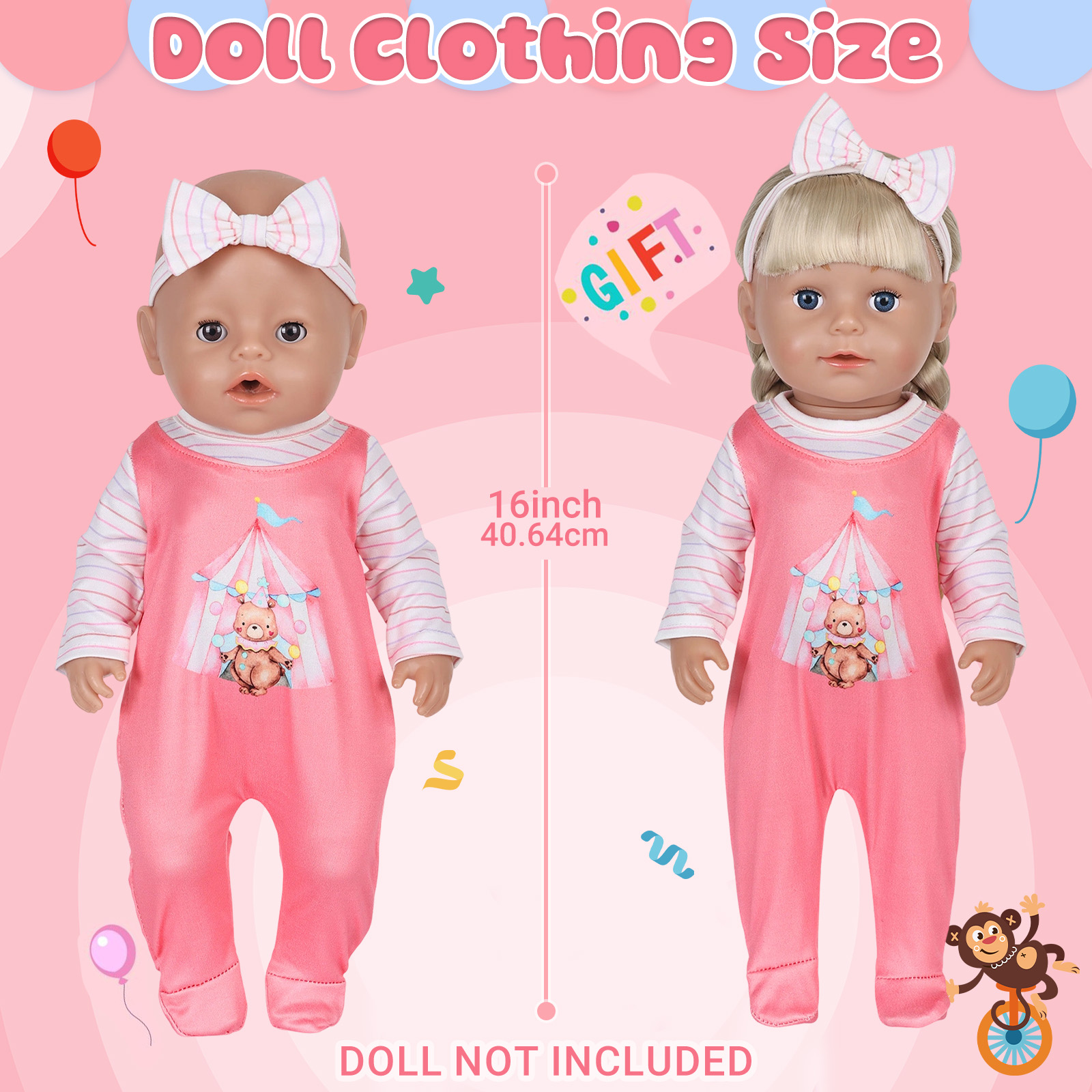 Doll Clothes for 16-18inch 40- - Baby Clothing Usa review and price